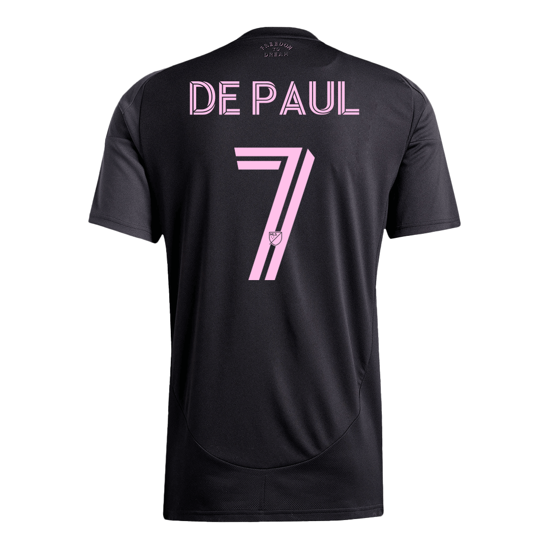 DE PAUL #7 Men's Inter Miami CF 2025 Away Soccer Jersey