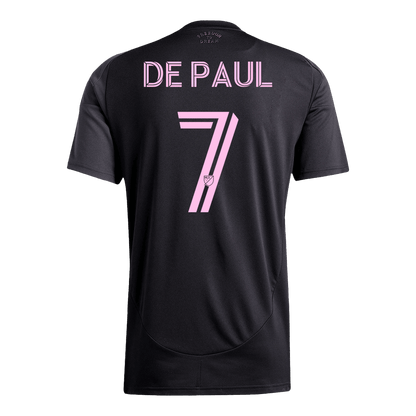DE PAUL #7 Men's Inter Miami CF 2025 Away Soccer Jersey