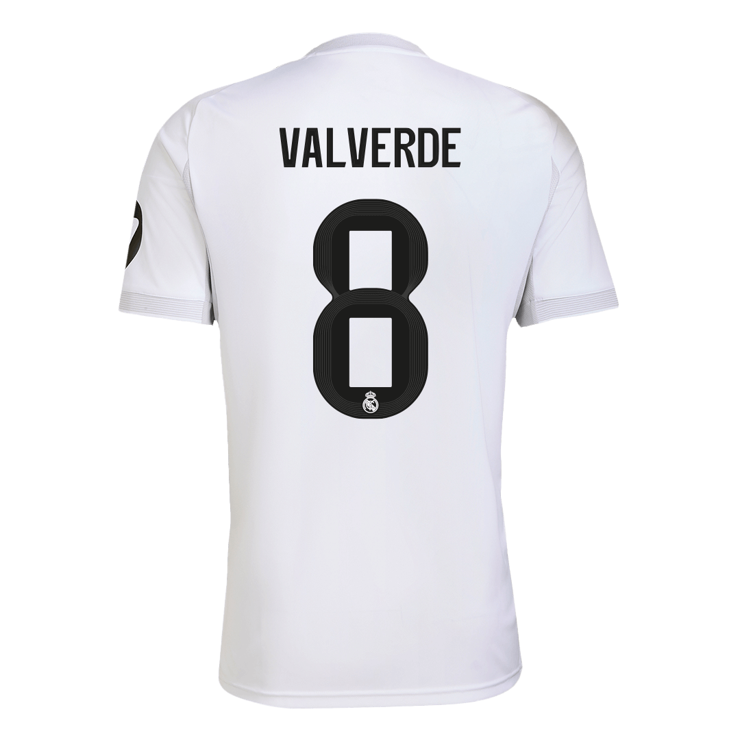 VALVERDE #8 Men's Real Madrid 2025/26 Home Soccer Jersey [PREMIUM]