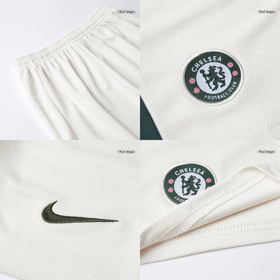 Kid's Chelsea 2025/26 Away Soccer Jersey Full Kit