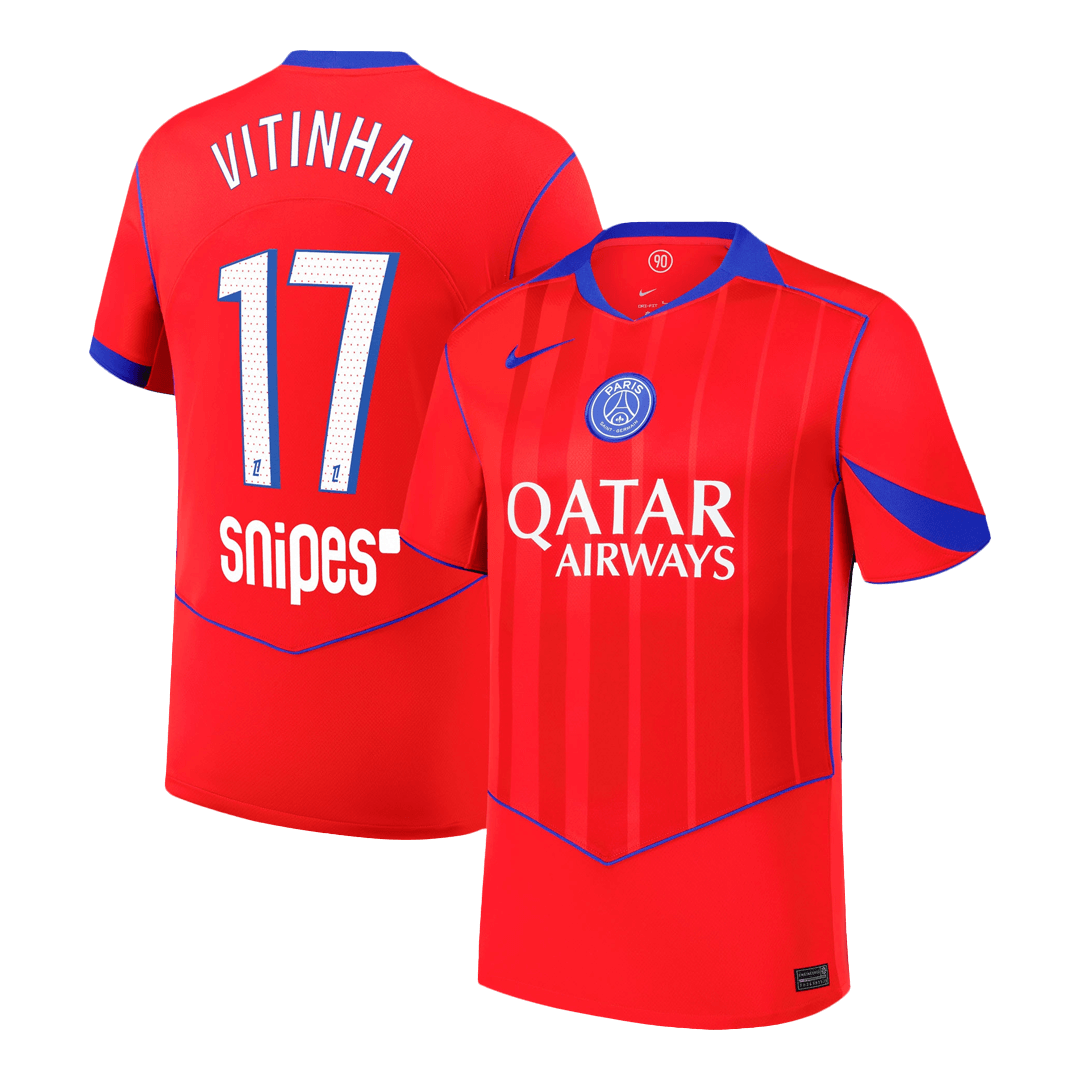 VITINHA #17 Men's PSG 2025/26 Third Away Soccer Jersey
