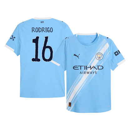 RODRIGO #16 Men's Manchester City World Cup 2025/26 Player Version Home Soccer Jersey - Slim Fit