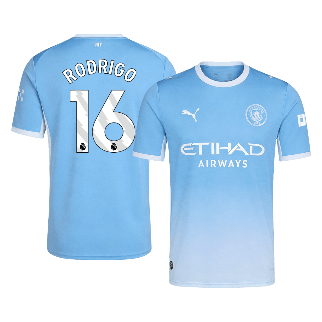 RODRIGO #16 Men's Manchester City 2026/27 Home Soccer Jersey