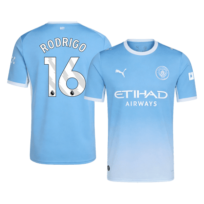 RODRIGO #16 Men's Manchester City 2026/27 Home Soccer Jersey