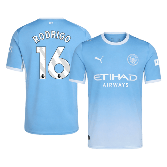 RODRIGO #16 Men's Manchester City 2026/27 Home Soccer Jersey