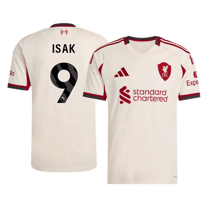 ISAK #9 Men's Liverpool 2025/26 Away Soccer Jersey
