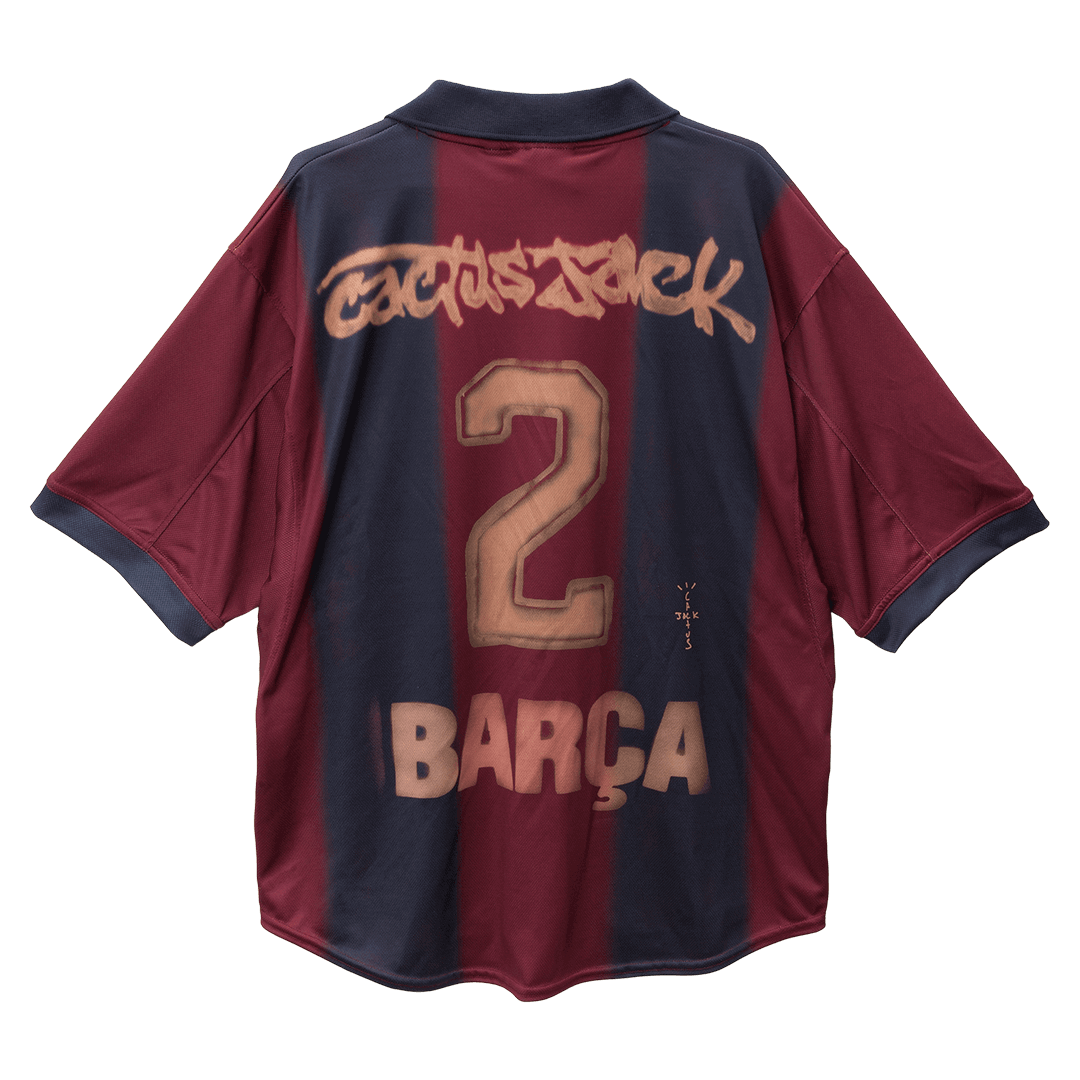 Retro Men's Barcelona 2000/01 Home Soccer Jersey