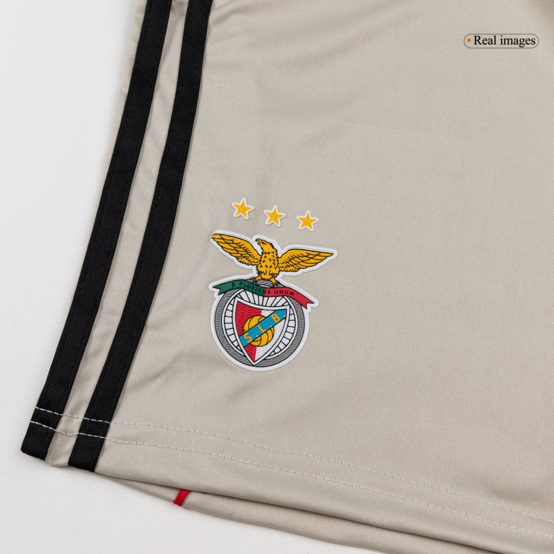 Kid's Benfica 2025/26 Away Soccer Jersey Kit