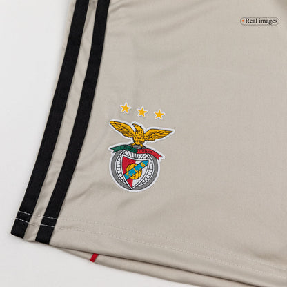 Kid's Benfica 2025/26 Away Soccer Jersey Kit