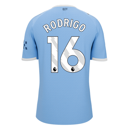 RODRIGO #16 Men's Manchester City 2025/26 Home Soccer Jersey [PREMIUM]