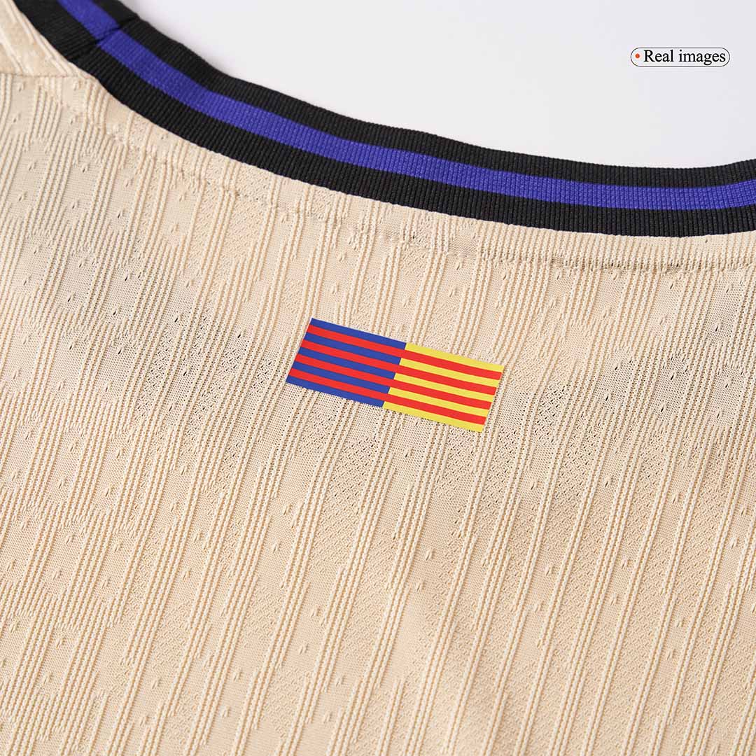 LAMINE YAMAL #10 Men's Barcelona 2025/26 Player Version Away Soccer Jersey - Slim Fit