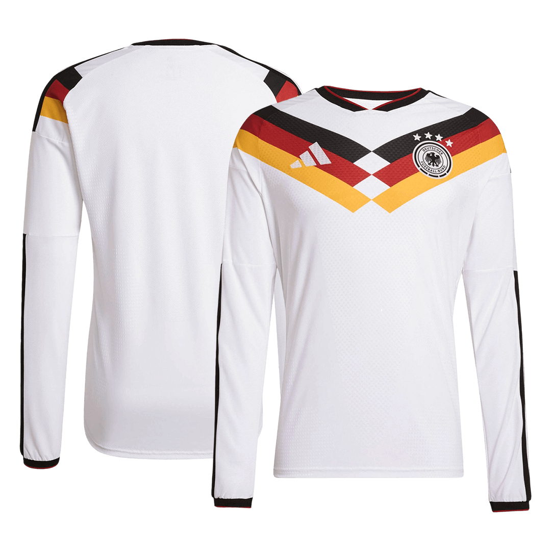 Men's Germany World Cup 2026 Home Long Sleeve Soccer Jersey