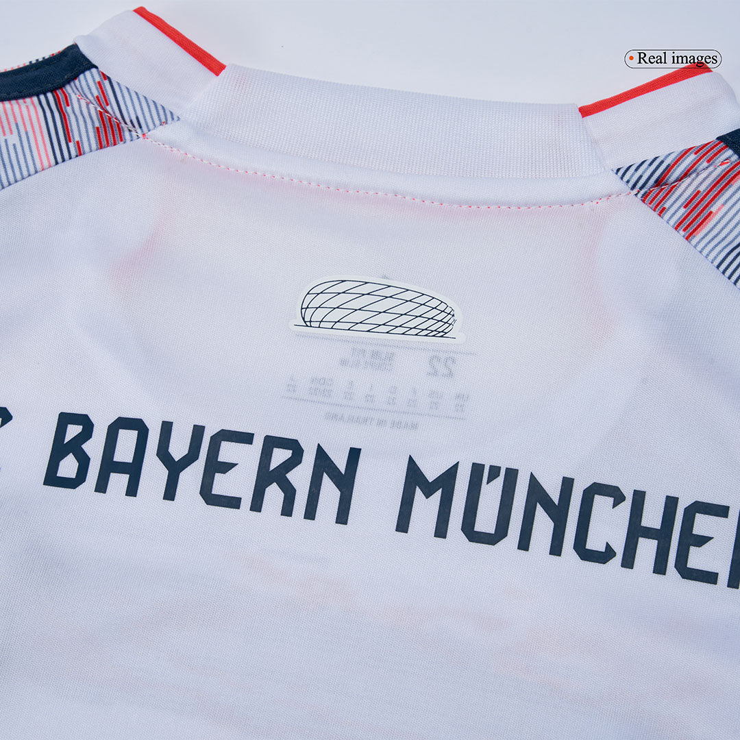 Kid's Bayern Munich 2025/26 Away Soccer Jersey Full Kit