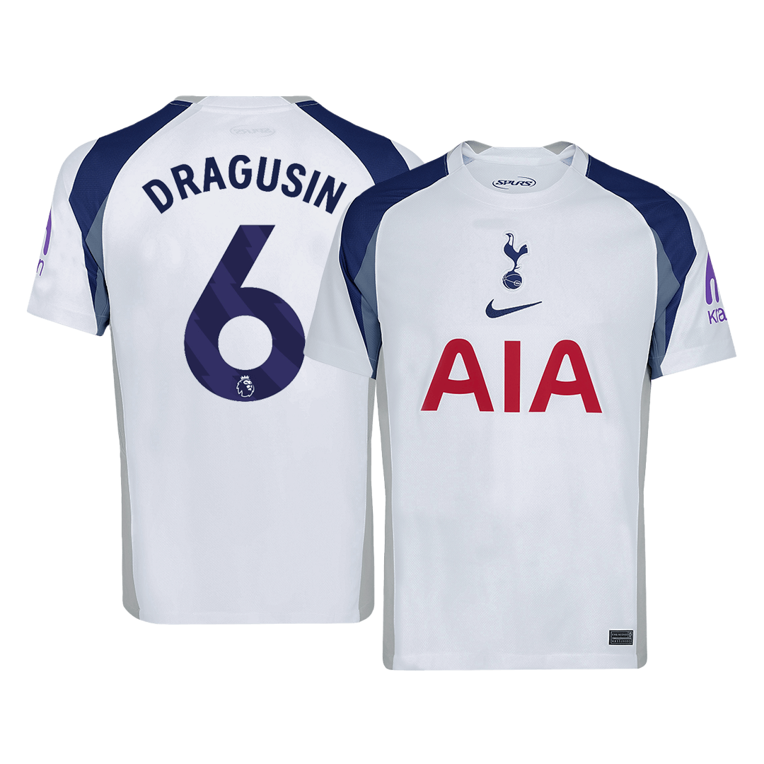 DRAGUSIN #6 Men's Tottenham Hotspur 2025/26 Home Soccer Jersey