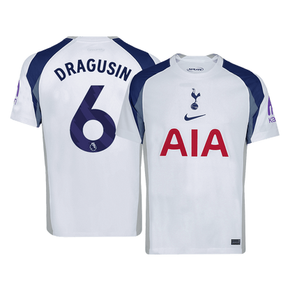 DRAGUSIN #6 Men's Tottenham Hotspur 2025/26 Home Soccer Jersey