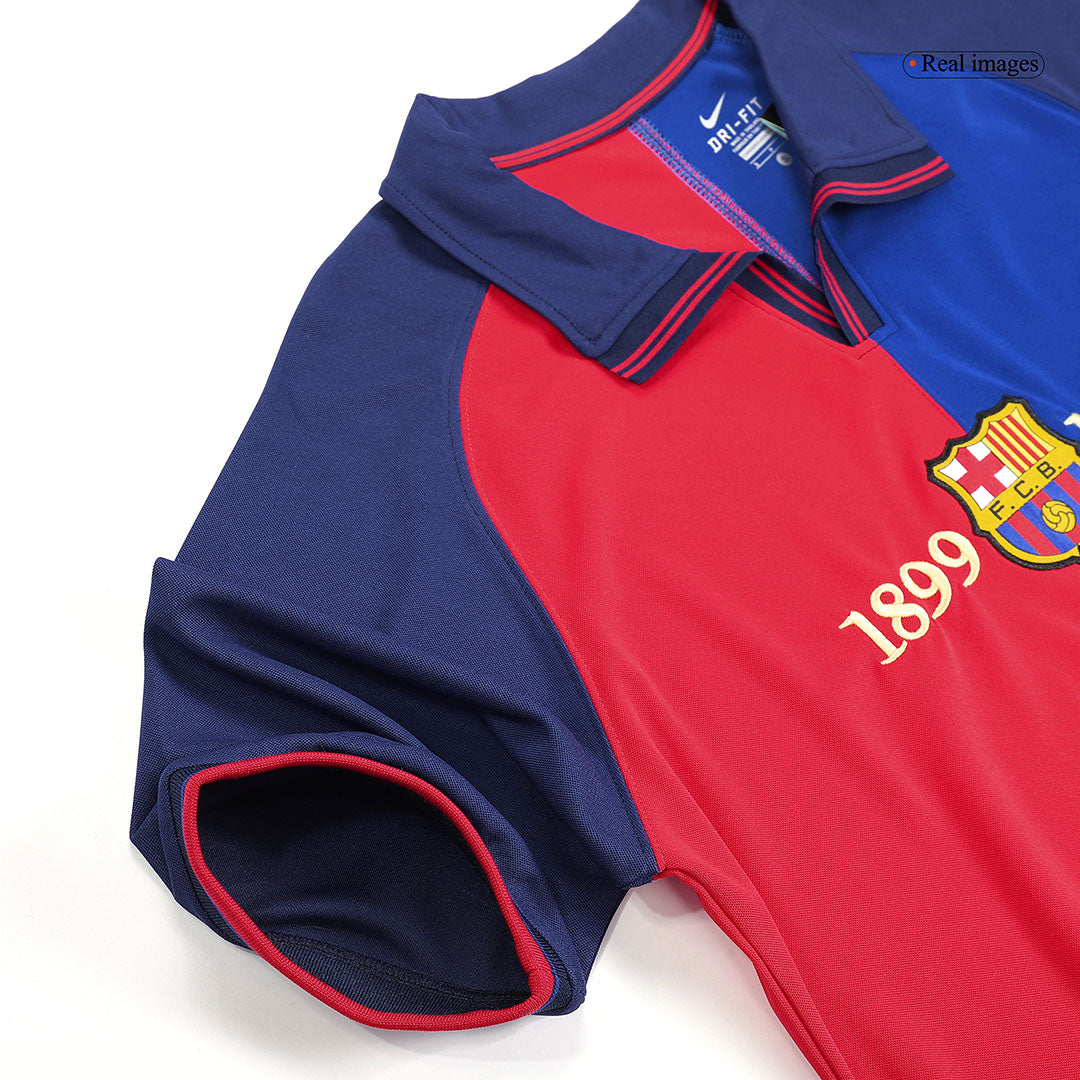 Retro RIVALDO #11 Men's Barcelona 1999/00 Home Soccer Jersey