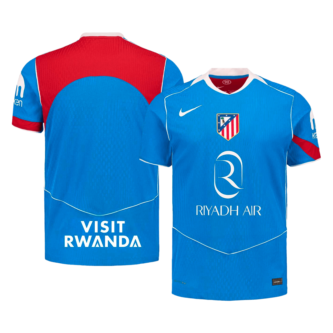 Men's Atletico Madrid 2025/26 Player Version Third Away Soccer Jersey - Slim Fit