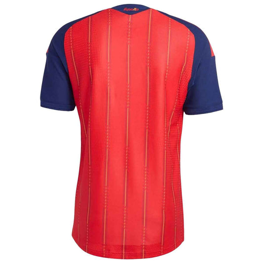 Men's Spain World Cup 2026 Player Version Home Soccer Jersey - Final Match Edition (With Patches)