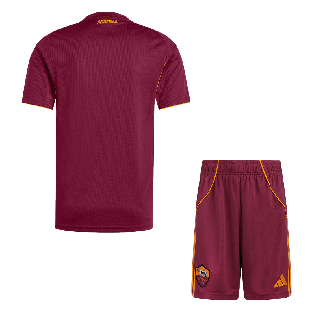 Men's Roma 2025/26 Home Soccer Jersey Kit