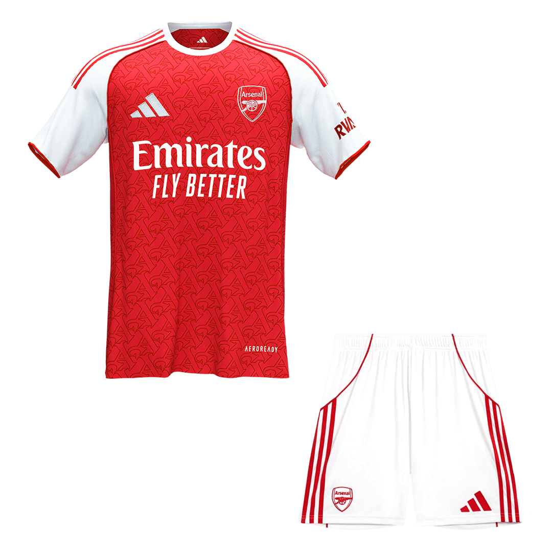 Men's Arsenal 2025/26 Home Soccer Jersey Kit [PREMIUM]