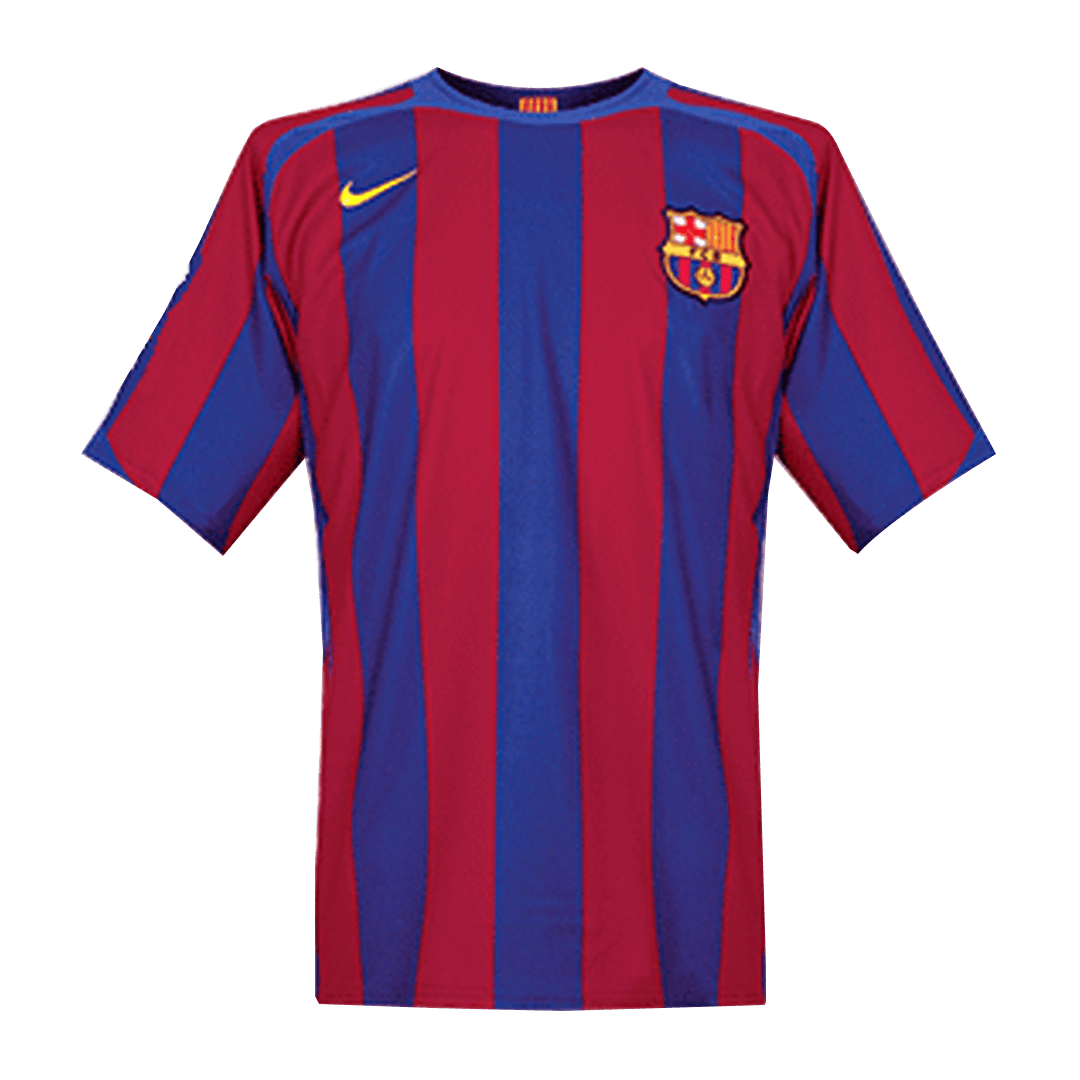Retro Men's Barcelona UCL 2005/06 Home Soccer Jersey