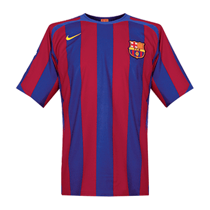 Retro Men's Barcelona UCL 2005/06 Home Soccer Jersey