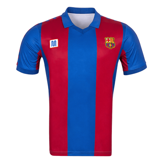 Retro Men's Barcelona 1980/82 Home Soccer Jersey