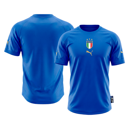 Retro Men's Italy 2004 Home Soccer Jersey