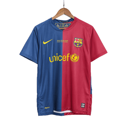 Retro XAVI #6 Men's Barcelona UCL UCL Final 2008/09 Home Soccer Jersey