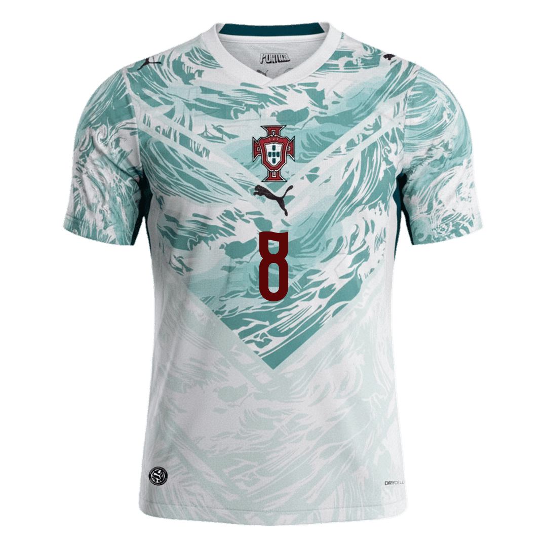 B.FERNANDES #8 Men's Portugal World Cup 2026 Away Soccer Jersey