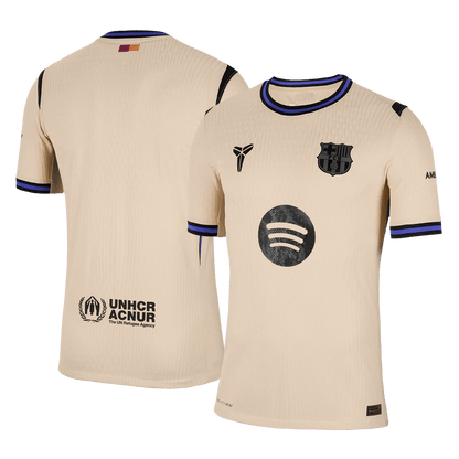Men's Barcelona 2025/26 Player Version Away Soccer Jersey - Slim Fit