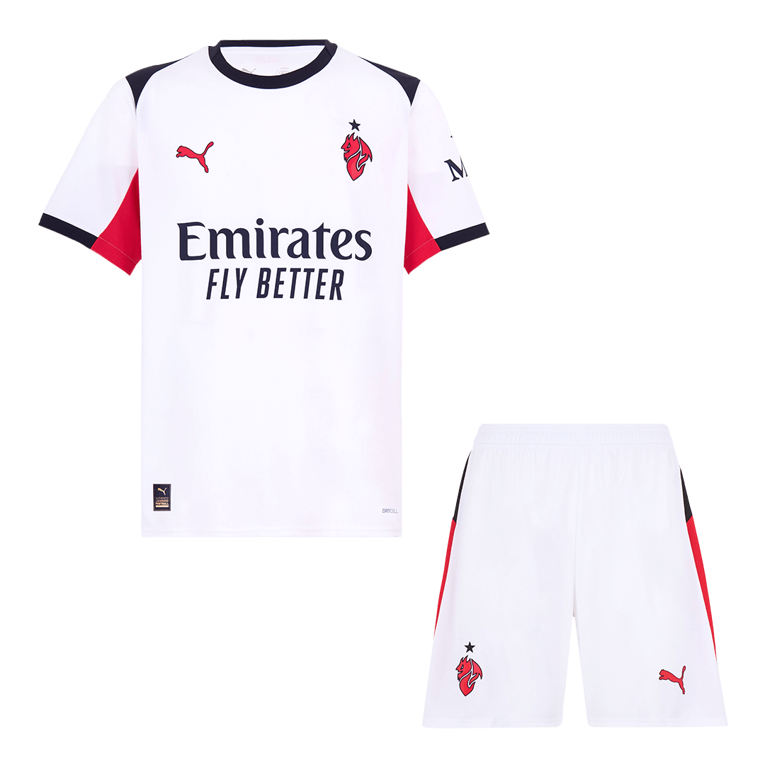 Men's AC Milan 2025/26 Away Soccer Jersey Kit