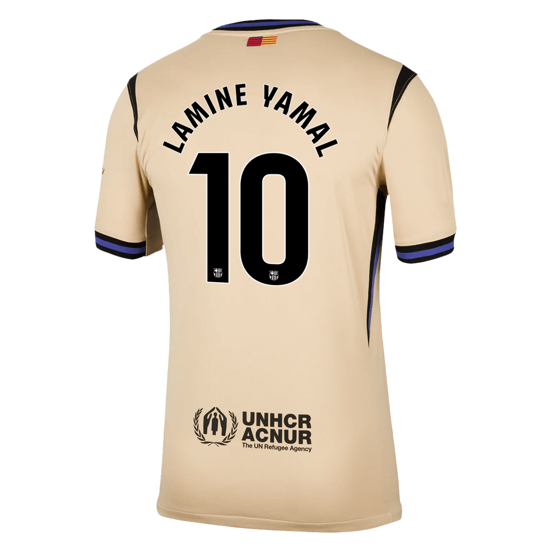 LAMINE YAMAL #10 Men's Barcelona 2025/26 Away Soccer Jersey