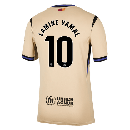 LAMINE YAMAL #10 Men's Barcelona 2025/26 Away Soccer Jersey