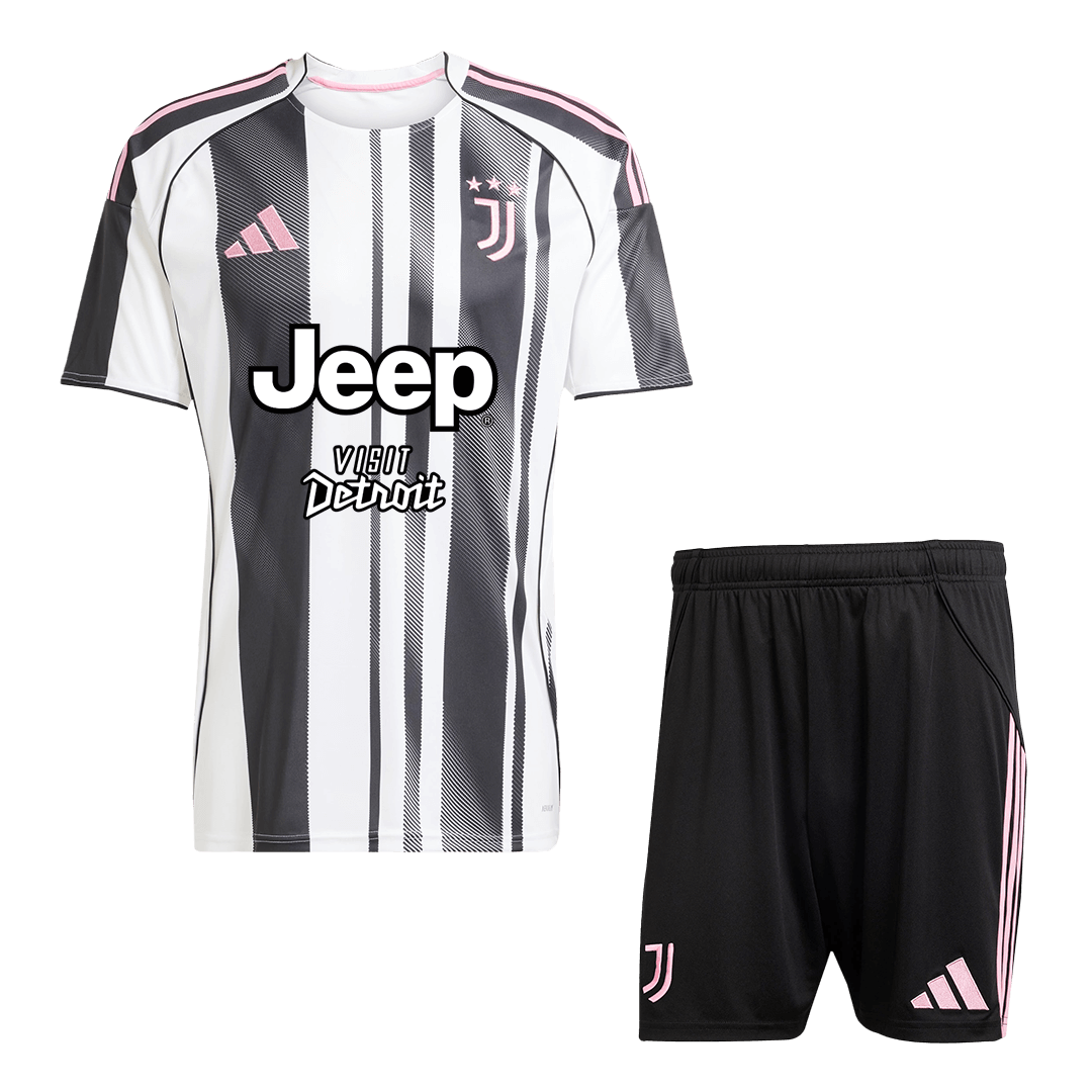 Men's Juventus 2025/26 Home Soccer Jersey Kit