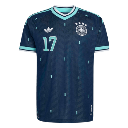 WIRTZ #17 Men's Germany World Cup 2026 Player Version Away Soccer Jersey - Slim Fit