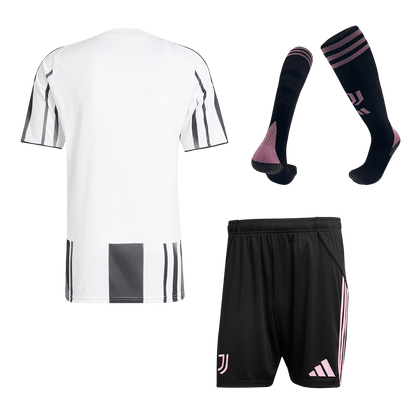 Men's Juventus 2025/26 Home Soccer Jersey Full Kit
