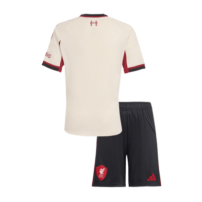 Kid's Liverpool 2025/26 Away Soccer Jersey Kit
