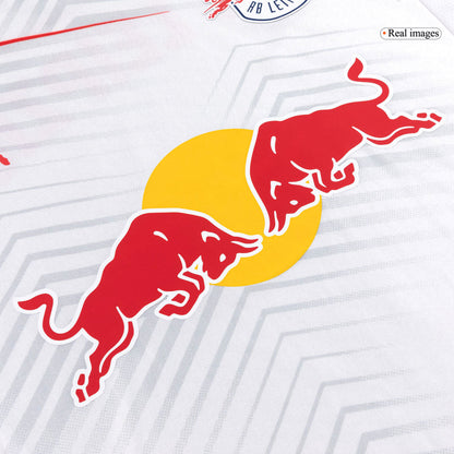 Men's RB Leipzig 2025/26 Player Version Home Soccer Jersey - Slim Fit