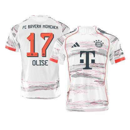 OLISE #17 Men's Bayern Munich 2025/26 Player Version Away Soccer Jersey - Slim Fit