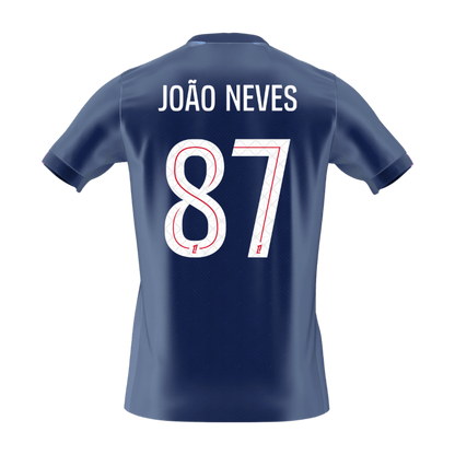 JOÃO NEVES #87 Men's PSG 2025/26 Home Soccer Jersey [PREMIUM]