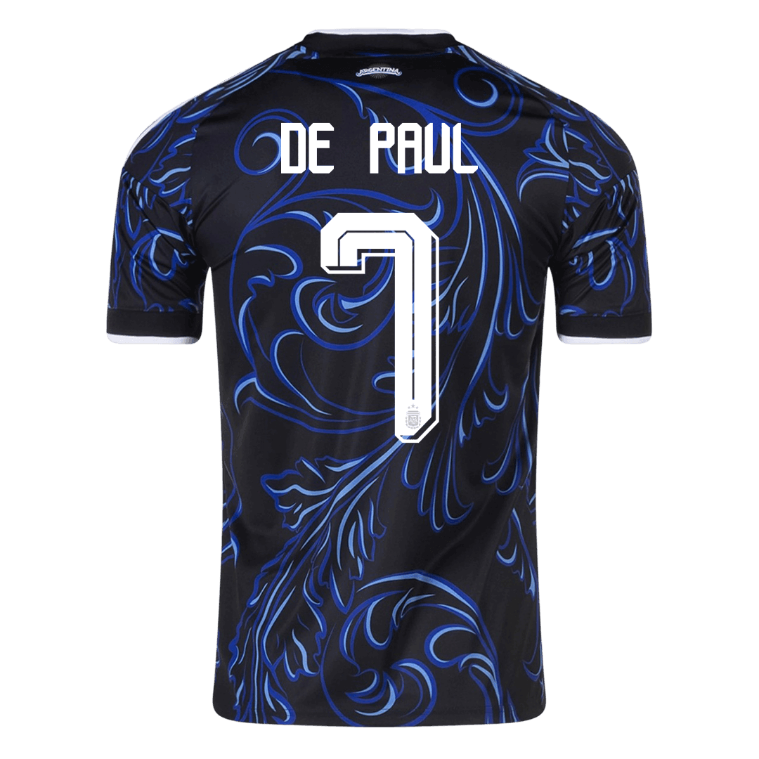 DE PAUL #7 Men's Argentina World Cup 2026 Away Soccer Jersey