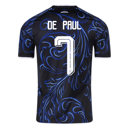 DE PAUL #7 Men's Argentina World Cup 2026 Away Soccer Jersey