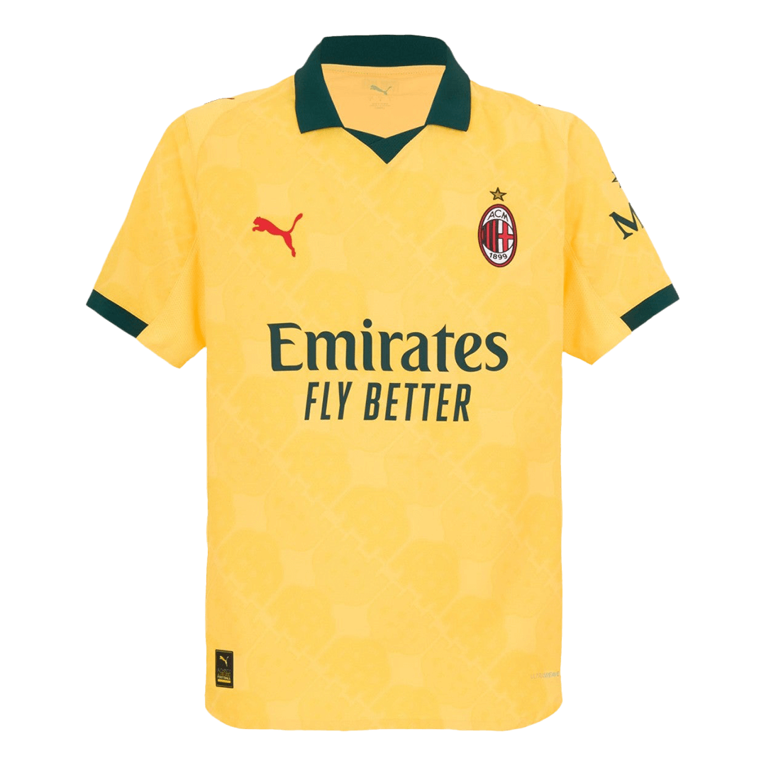 Men's AC Milan 2025/26 Player Version Third Away Soccer Jersey - Slim Fit
