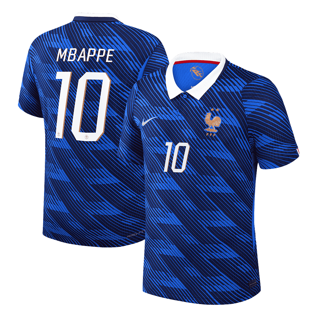 MBAPPE #10 Men's France World Cup 2026 Player Version Home Soccer Jersey - Slim Fit