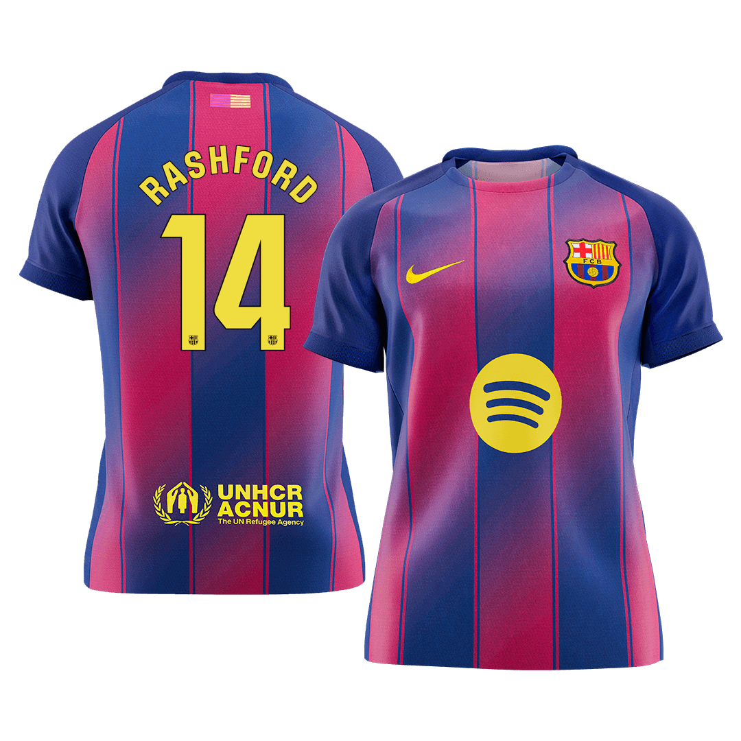 RASHFORD #14 Men's Barcelona 2025/26 Home Soccer Jersey [PREMIUM]
