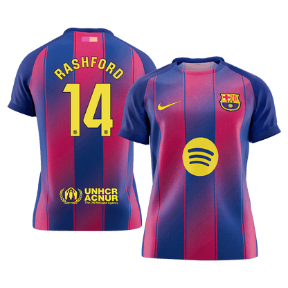 RASHFORD #14 Men's Barcelona 2025/26 Home Soccer Jersey [PREMIUM]