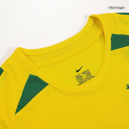 Retro Men's Brazil 2002/03 Home Soccer Jersey