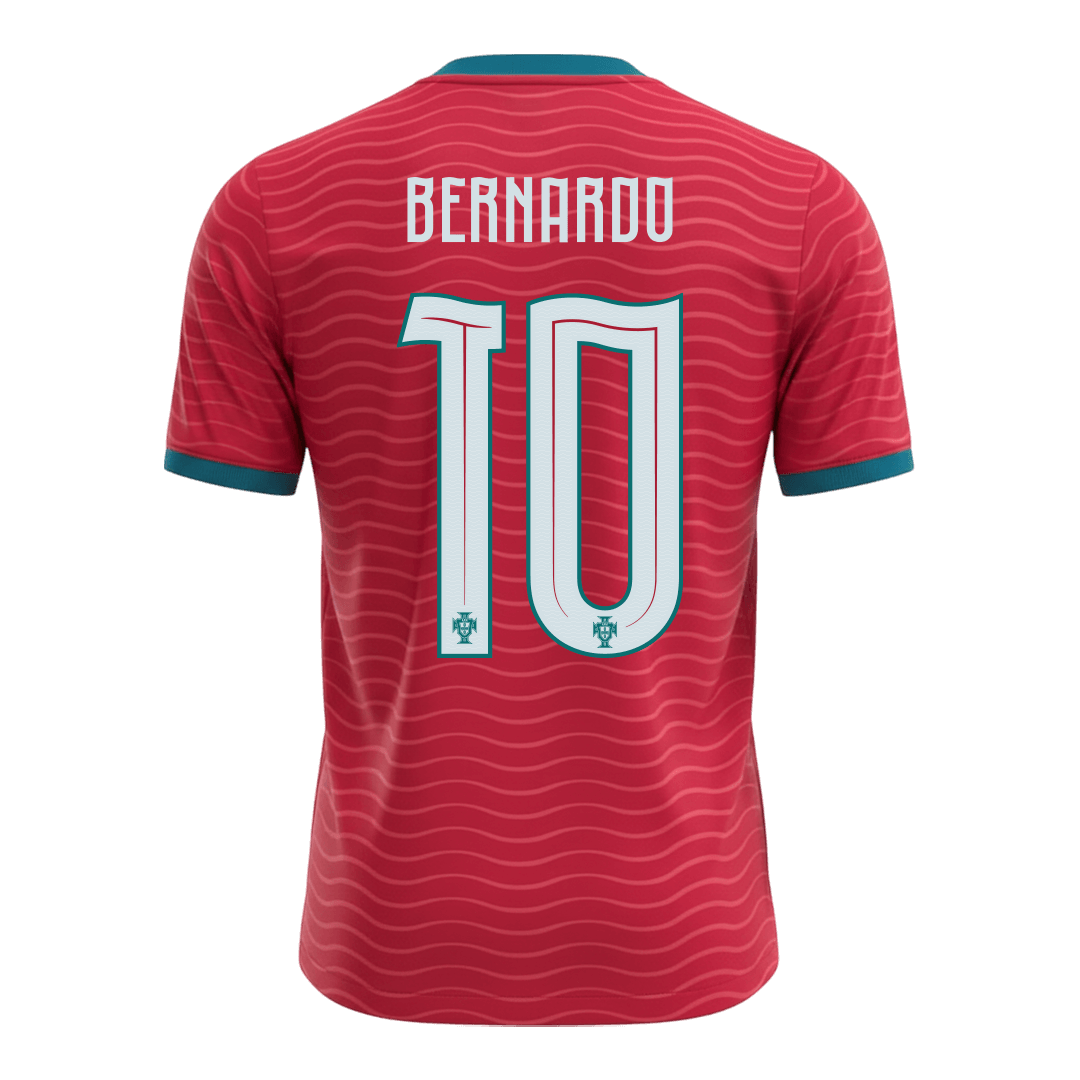 BERNARDO #10 Men's Portugal World Cup 2026 Home Soccer Jersey