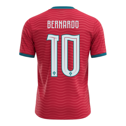 BERNARDO #10 Men's Portugal World Cup 2026 Home Soccer Jersey